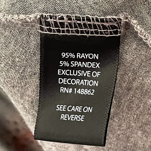 Gray Feather Print Sleep Dress - Picture 8 of 11